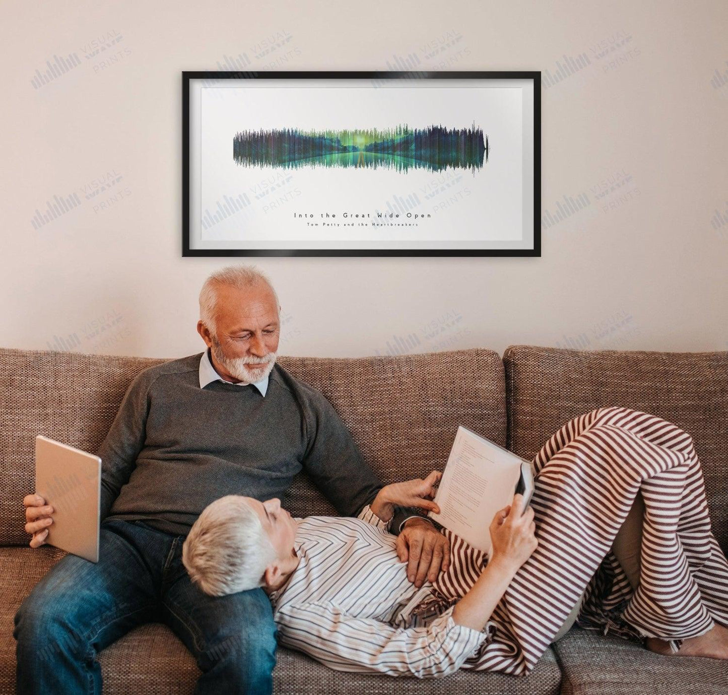 Into the Great Wide Open by Tom Petty - Visual Wave Prints