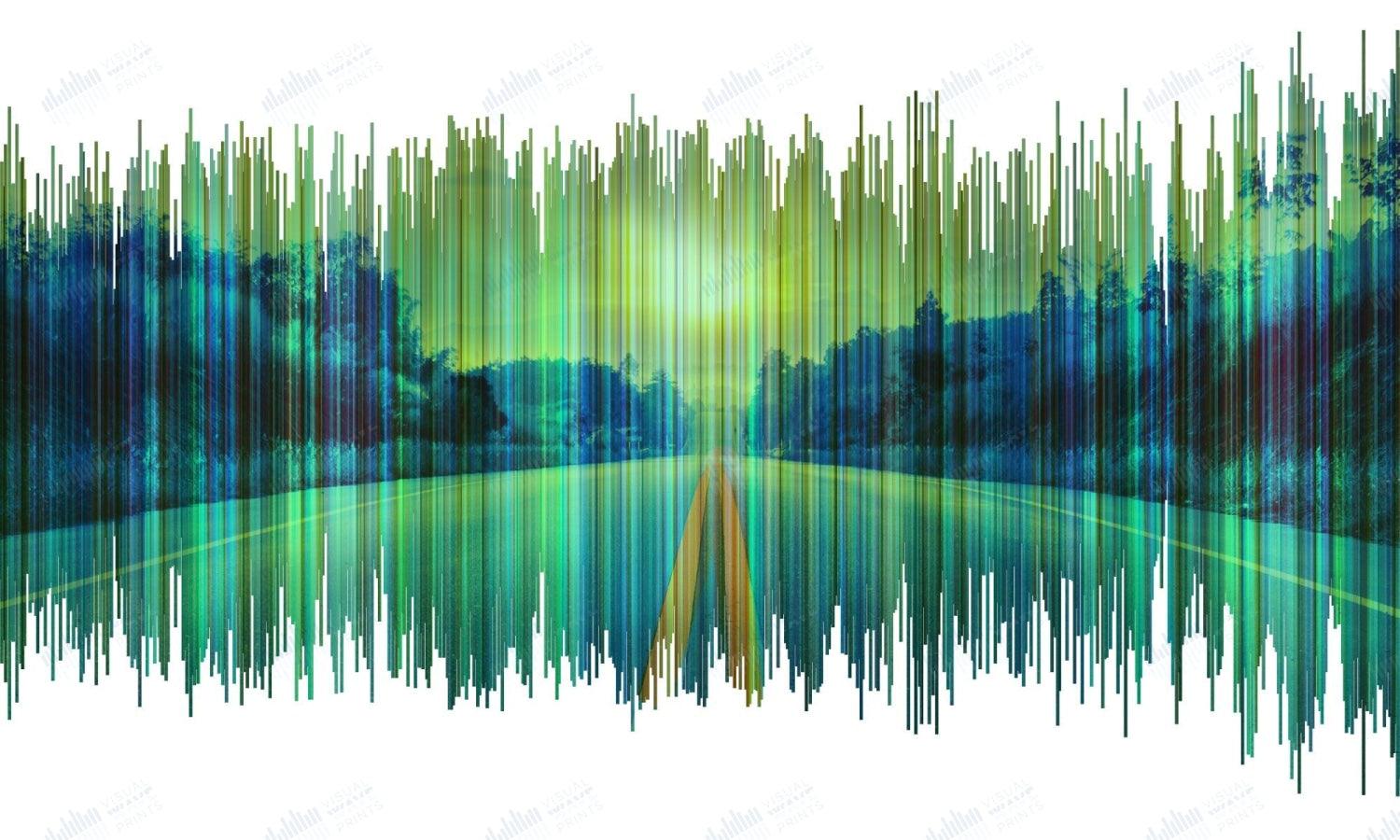 Into the Great Wide Open by Tom Petty - Visual Wave Prints