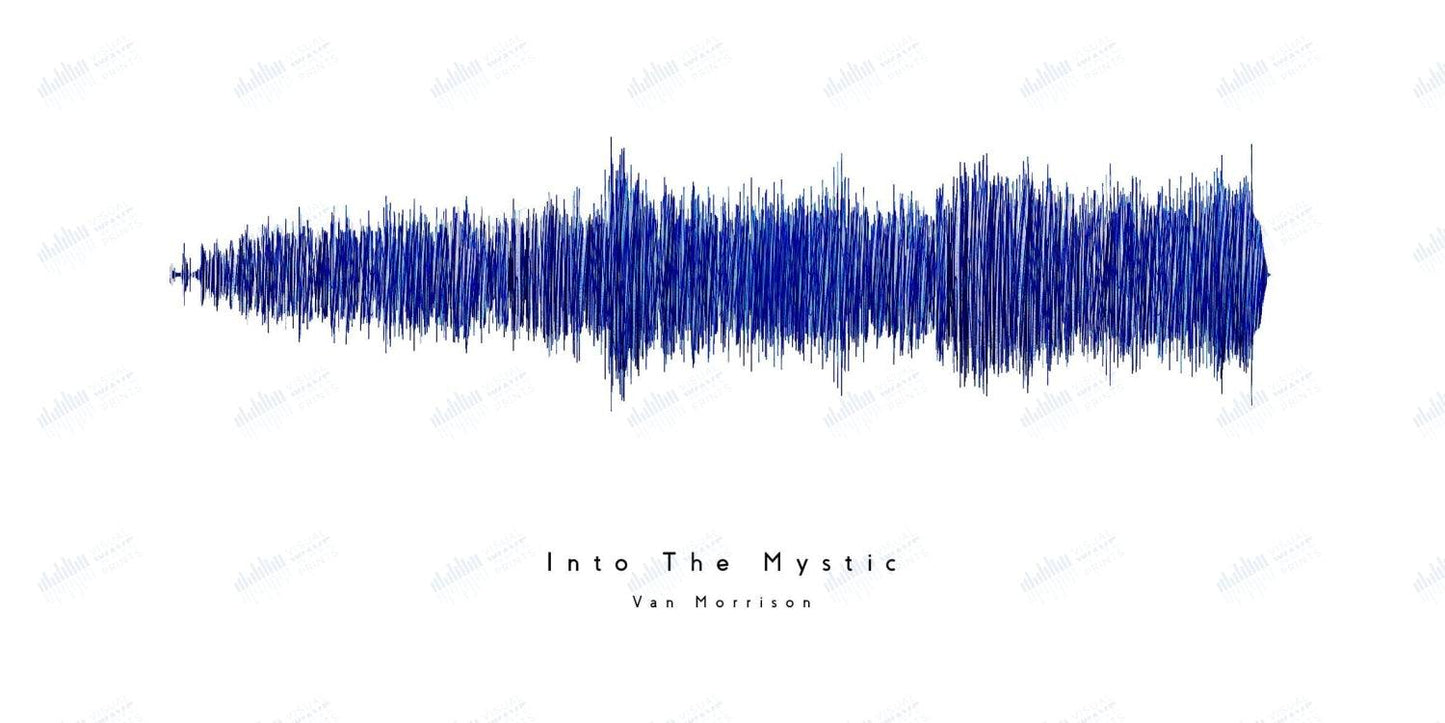 Into the Mystic by Van Morrison - Visual Wave Prints