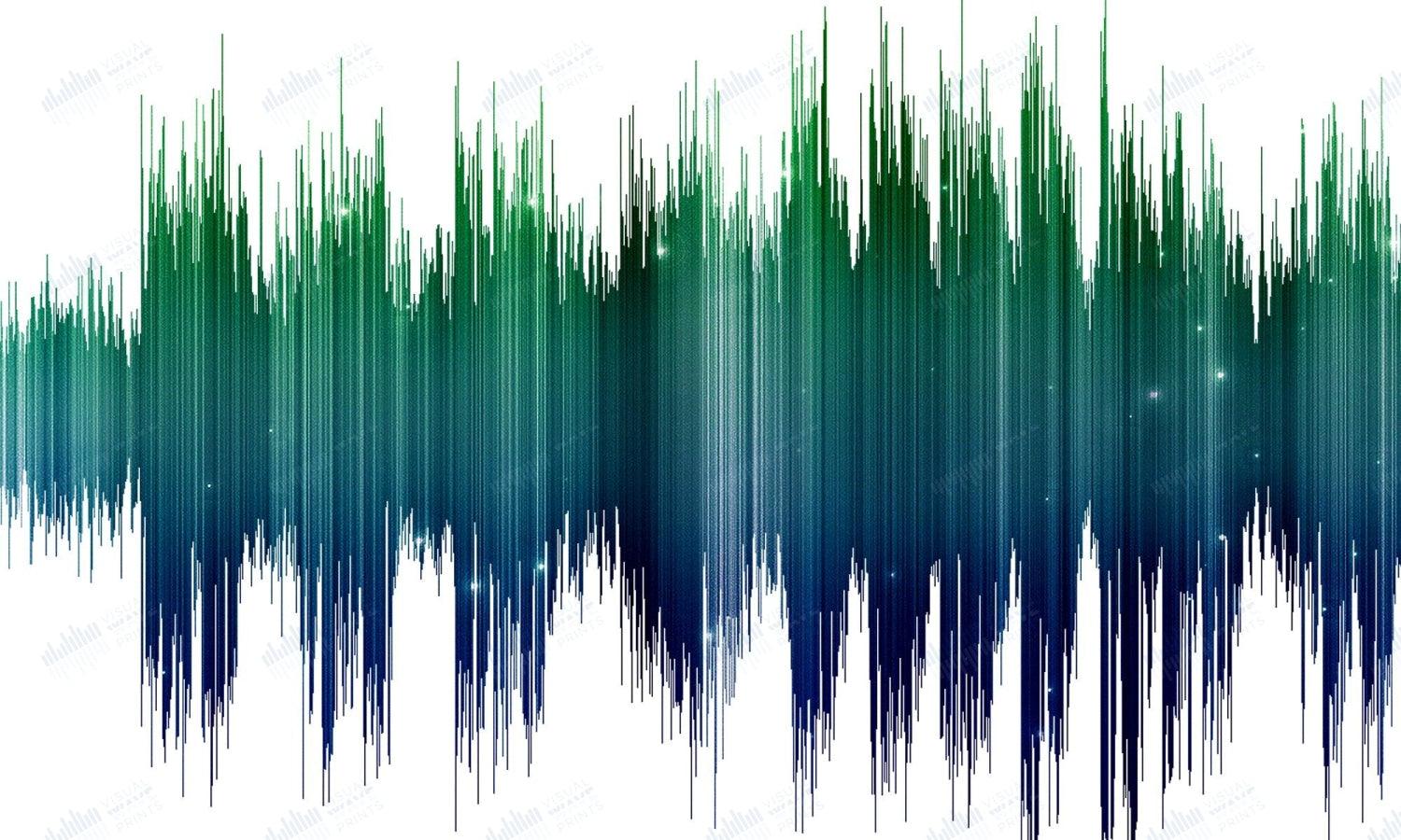 Just Breathe by Pearl Jam - Visual Wave Prints