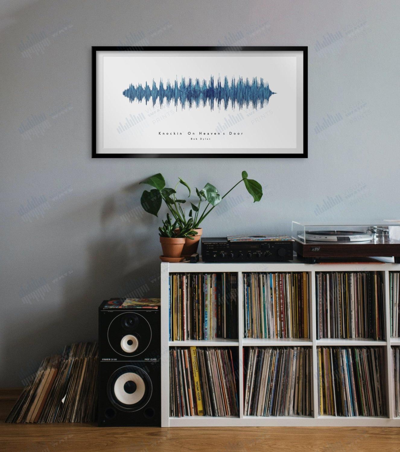 Knockin' on Heaven's Door by Bob Dylan - Visual Wave Prints