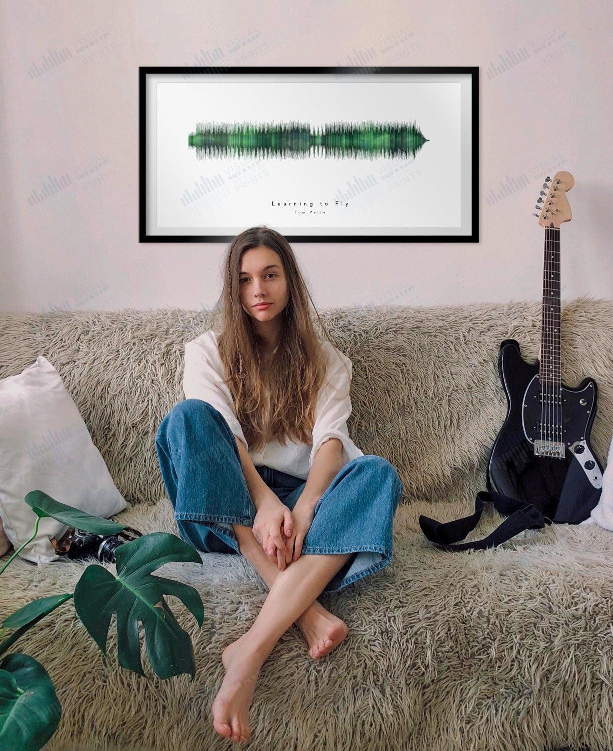 Learning to Fly by Tom Petty - Visual Wave Prints