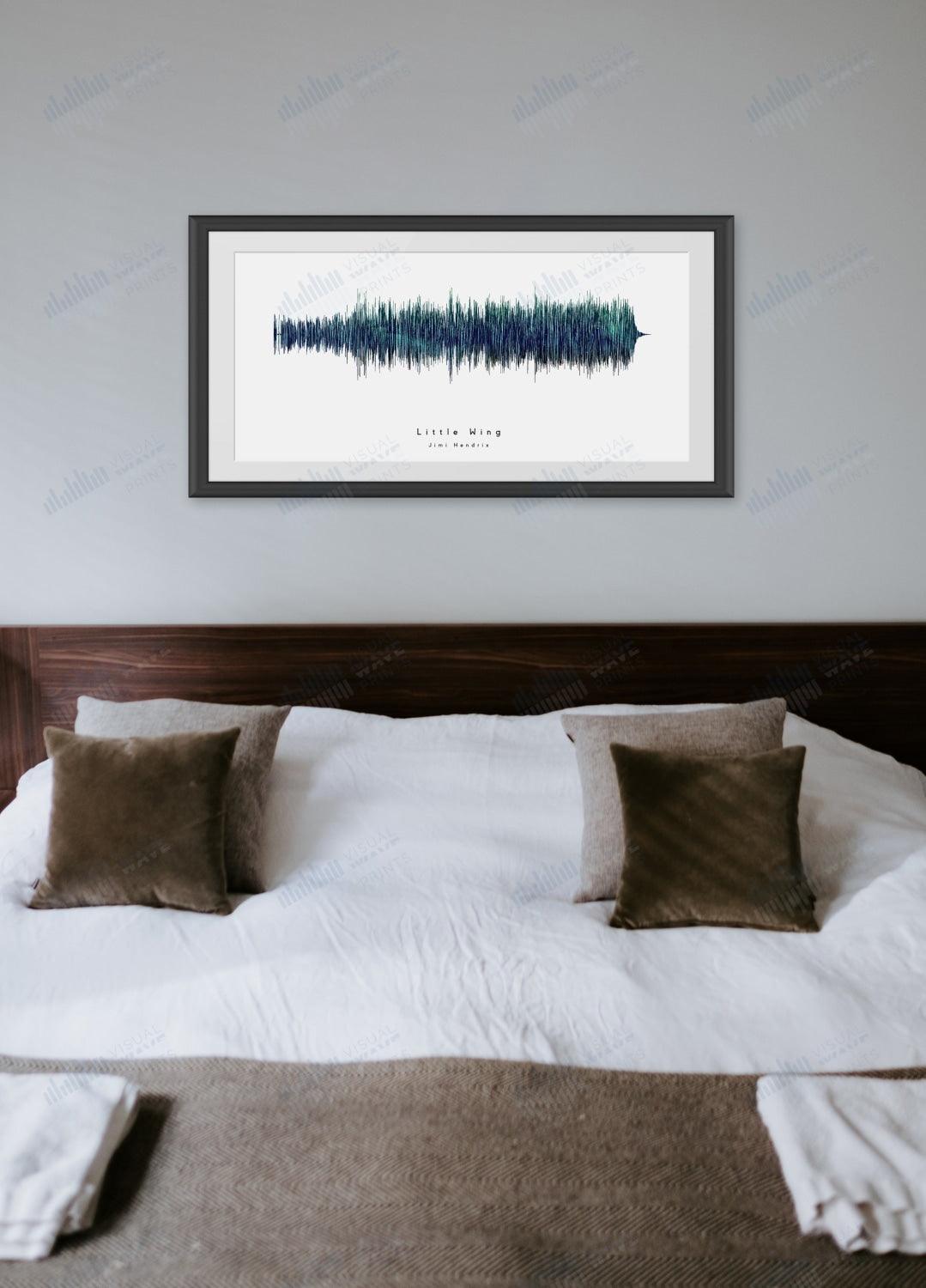 Little Wing by Jimi Hendrix - Visual Wave Prints