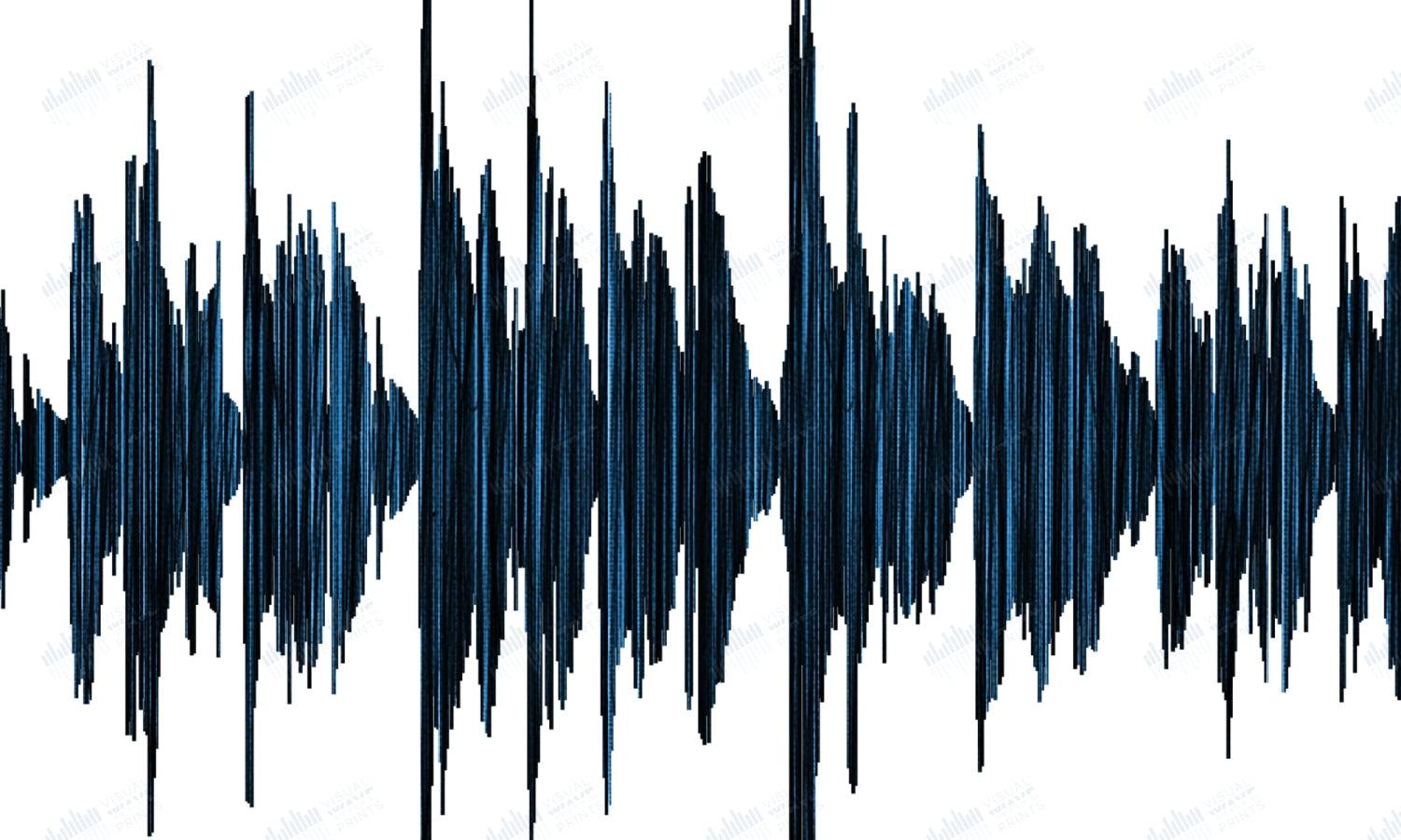 Love Me Tender by Elvis Presley - Visual Wave Prints