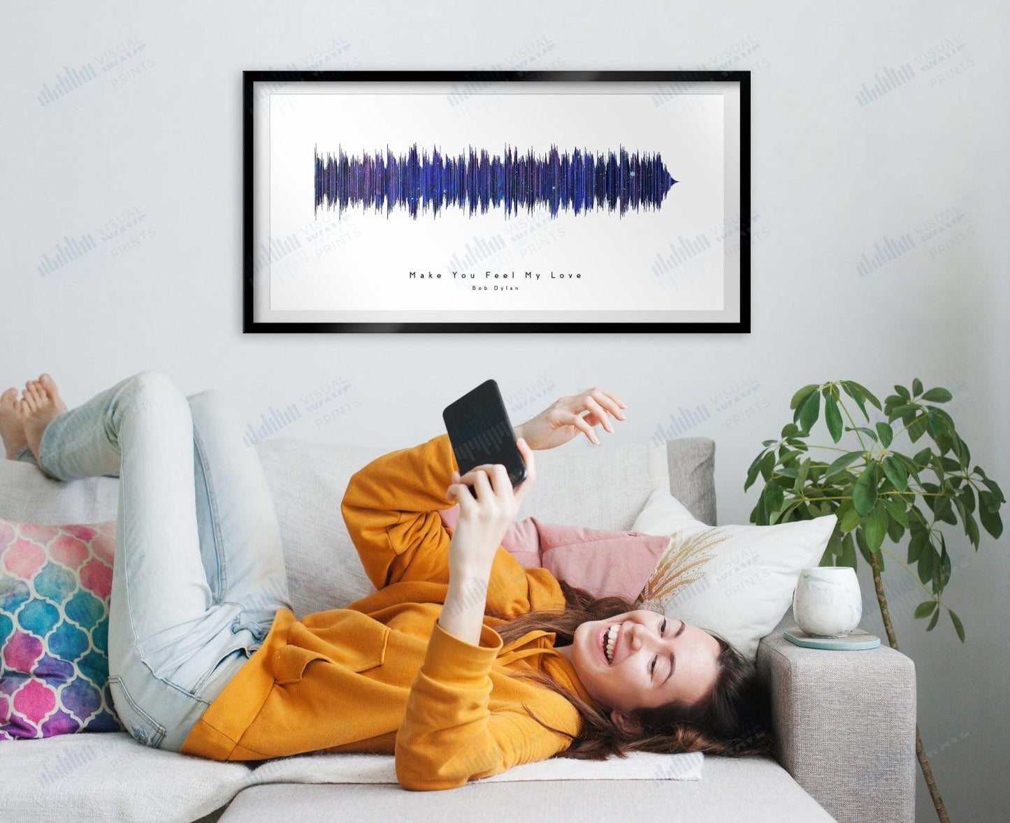 Make You Feel My Love by Bob Dylan - Visual Wave Prints