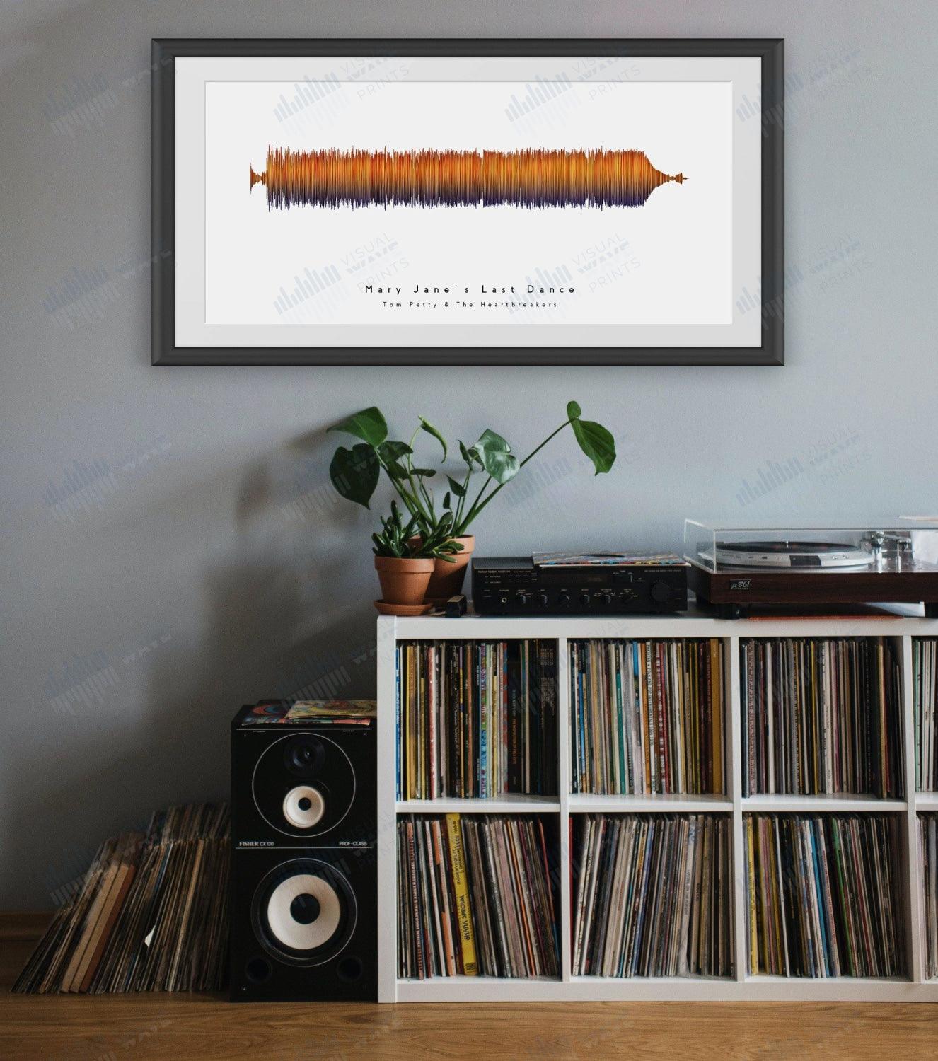 Mary Jane's Last Dance by Tom Petty & The Heartbreakers - Visual Wave Prints