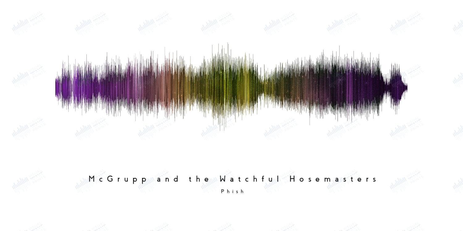 McGrupp And The Watchful Hosemasters by Phish - Visual Wave Prints