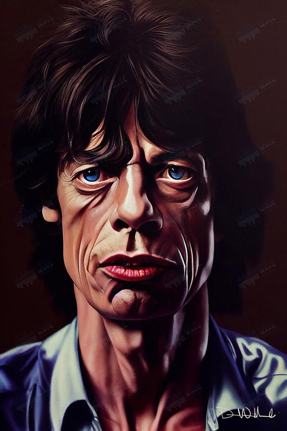 Mick Jagger Original Portrait - Visual Wave Prints