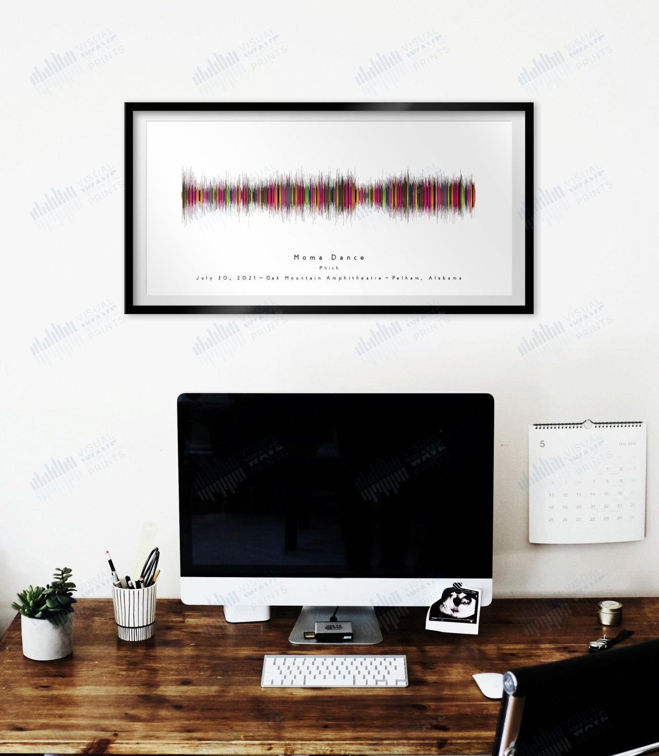 Moma Dance by Phish - Visual Wave Prints