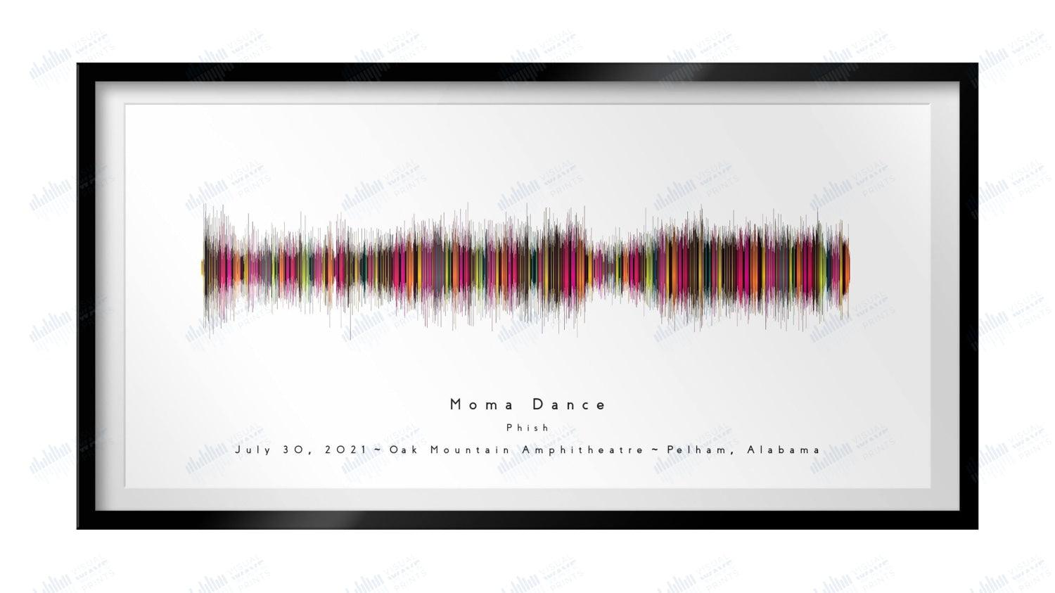 Moma Dance by Phish - Visual Wave Prints