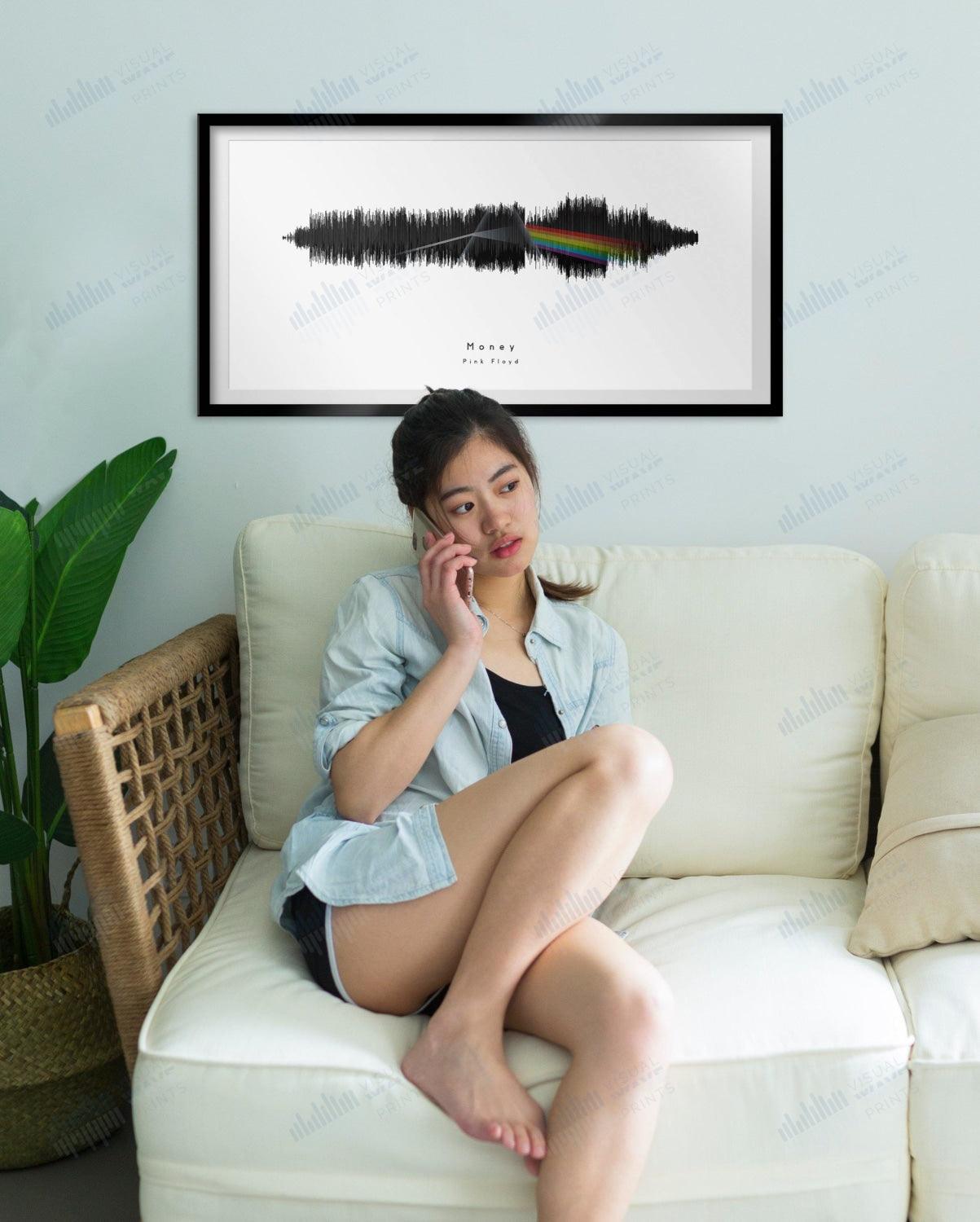 Money by Pink Floyd - Visual Wave Prints