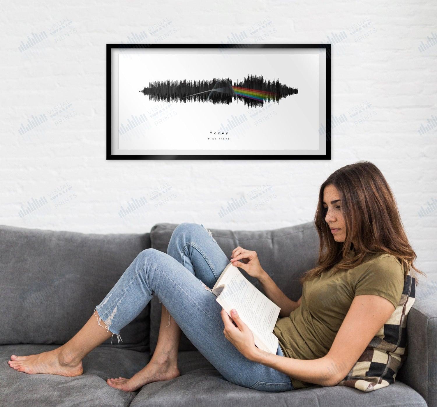 Money by Pink Floyd - Visual Wave Prints