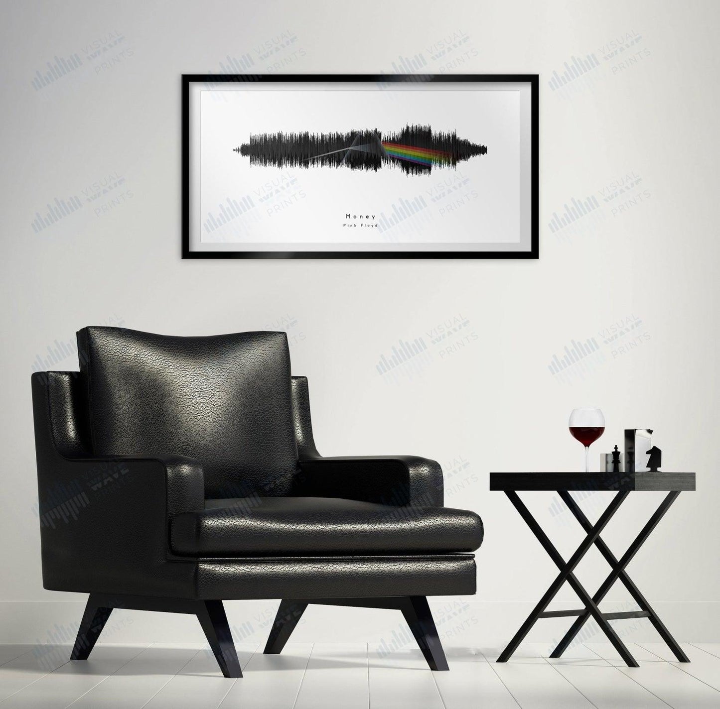 Money by Pink Floyd - Visual Wave Prints