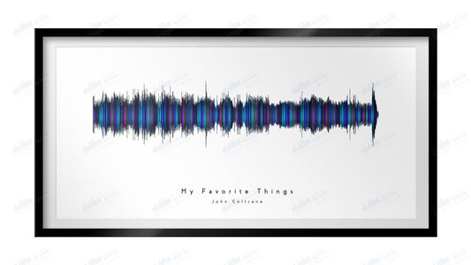 My Favorite Things by John Coltrane - Visual Wave Prints
