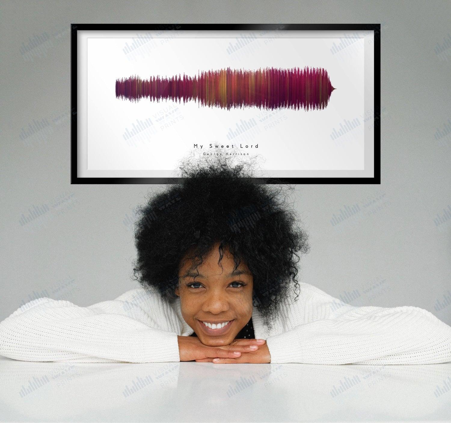 My Sweet Lord by George Harrison - Visual Wave Prints