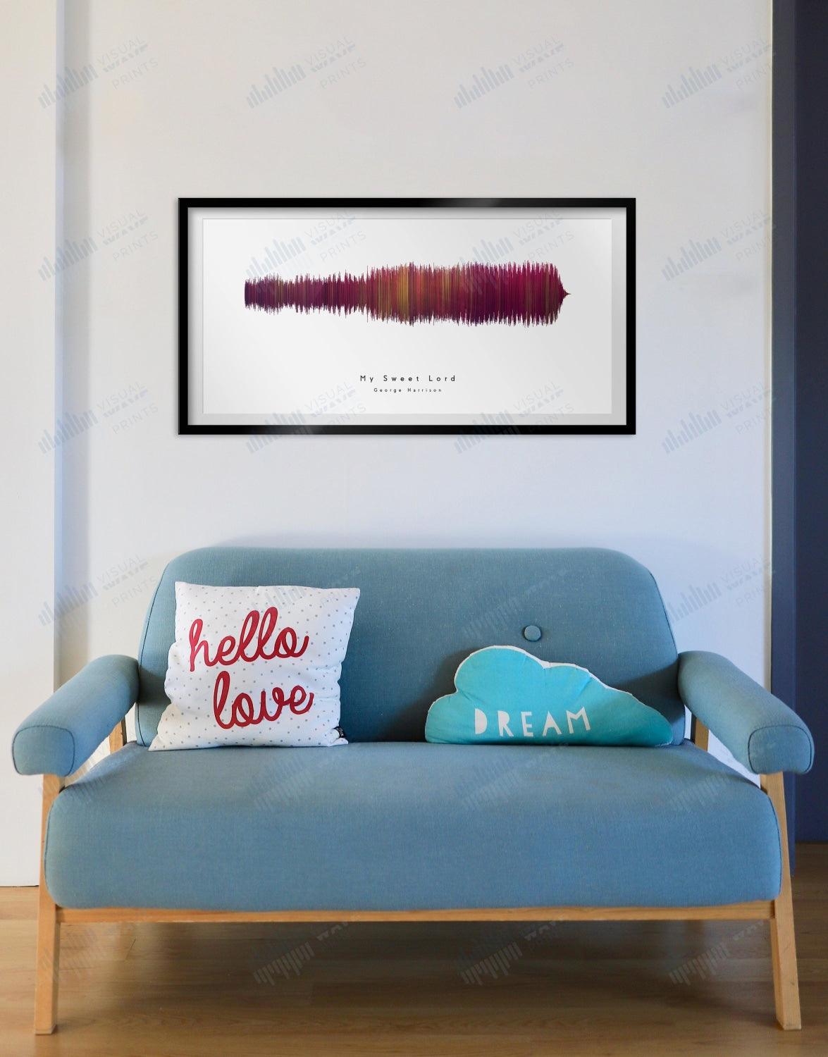 My Sweet Lord by George Harrison - Visual Wave Prints