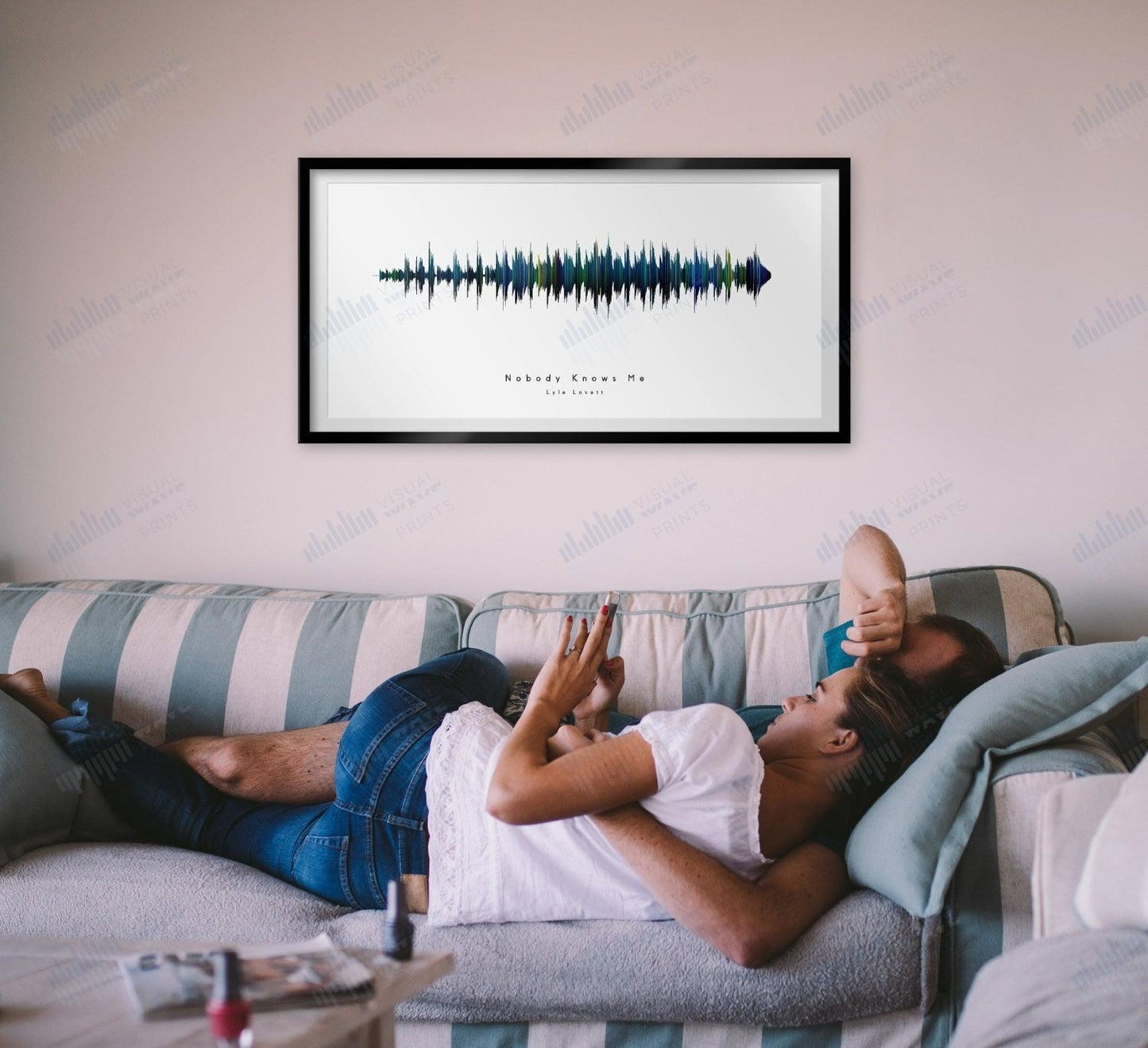 Nobody Knows Me by Lyle Lovett - Visual Wave Prints