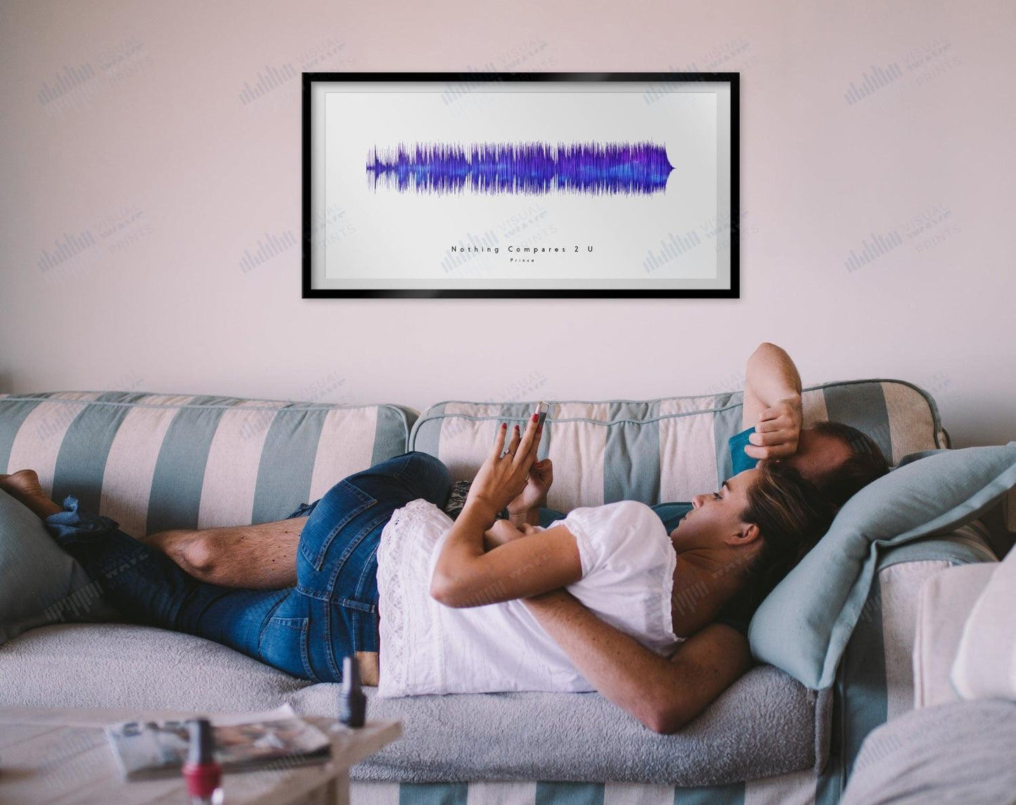Nothing Compares 2 U by Prince - Visual Wave Prints