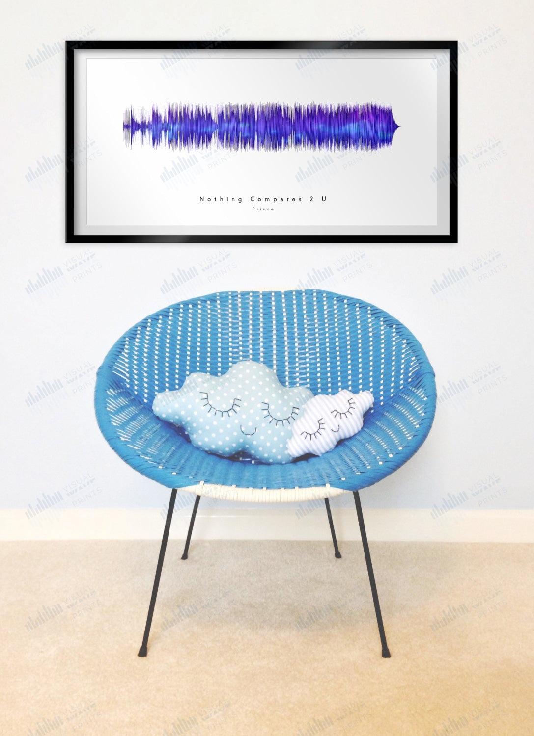 Nothing Compares 2 U by Prince - Visual Wave Prints