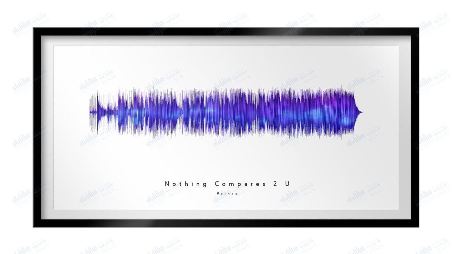 Nothing Compares 2 U by Prince - Visual Wave Prints
