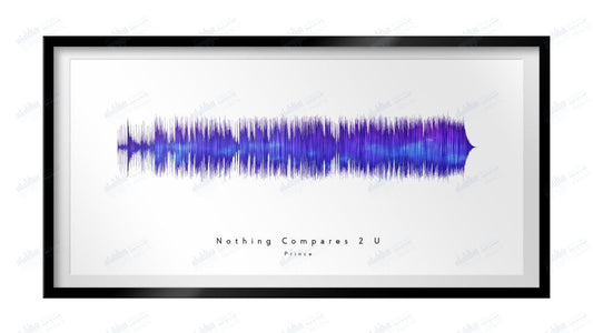 Nothing Compares 2 U by Prince - Visual Wave Prints