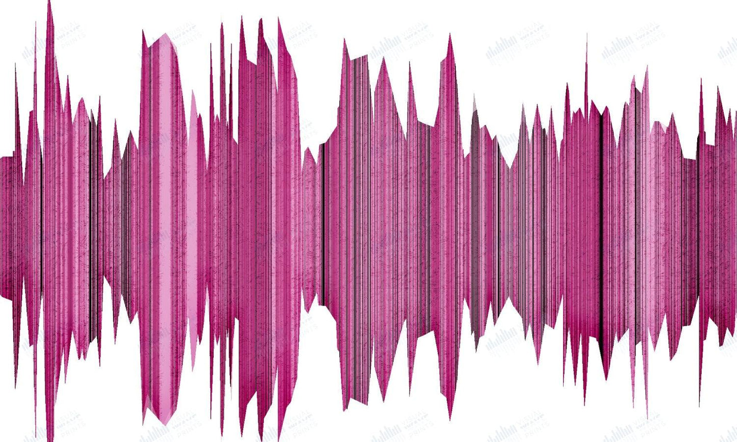 Pink Moon by Nick Drake - Visual Wave Prints