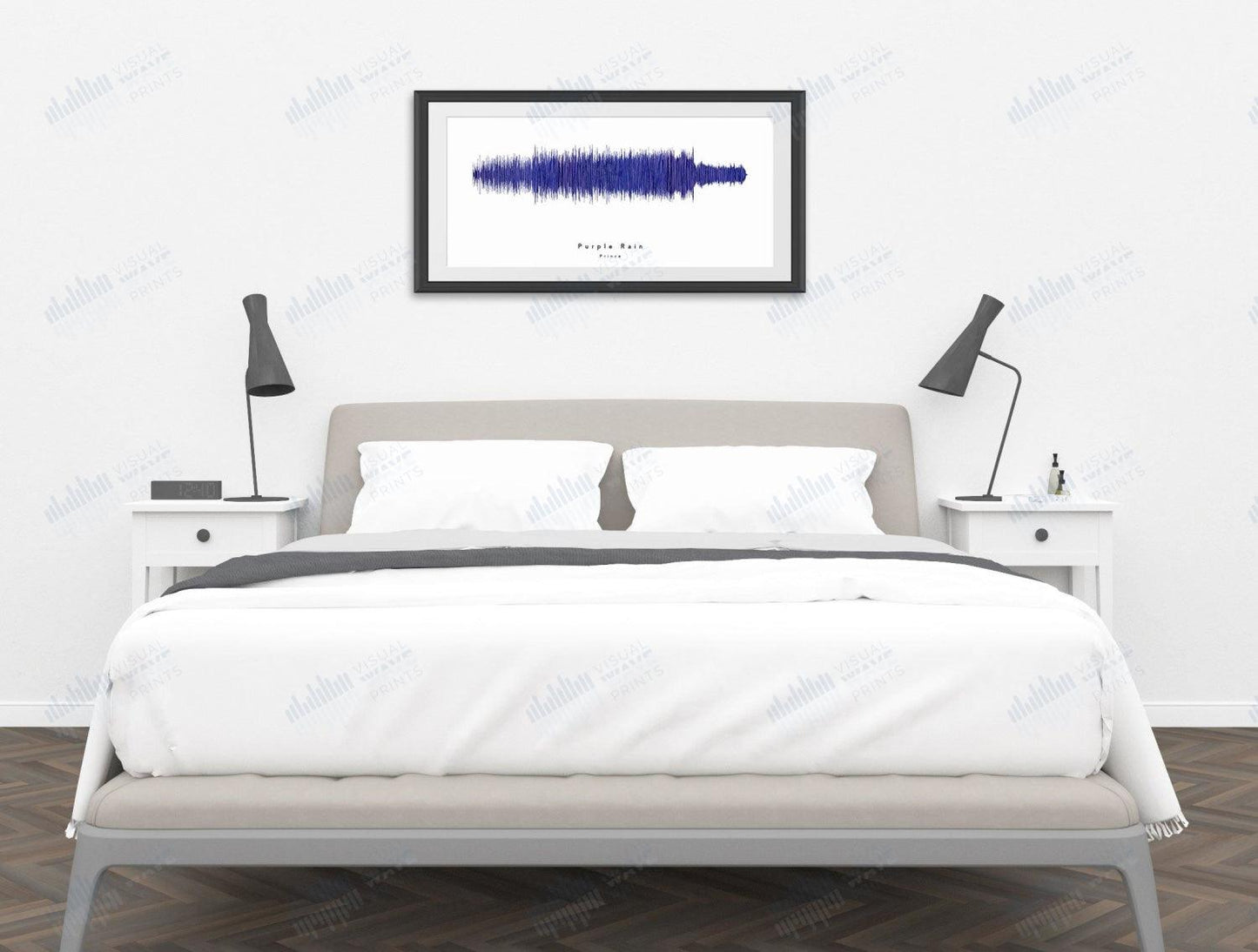 Purple Rain by Prince - Visual Wave Prints
