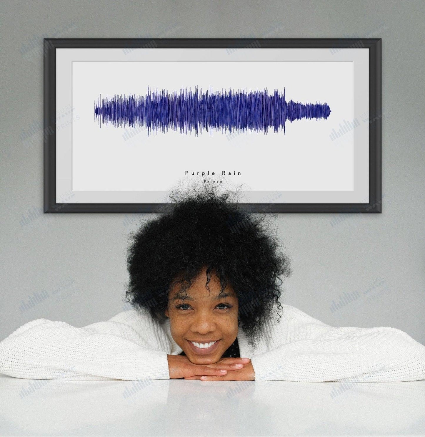 Purple Rain by Prince - Visual Wave Prints