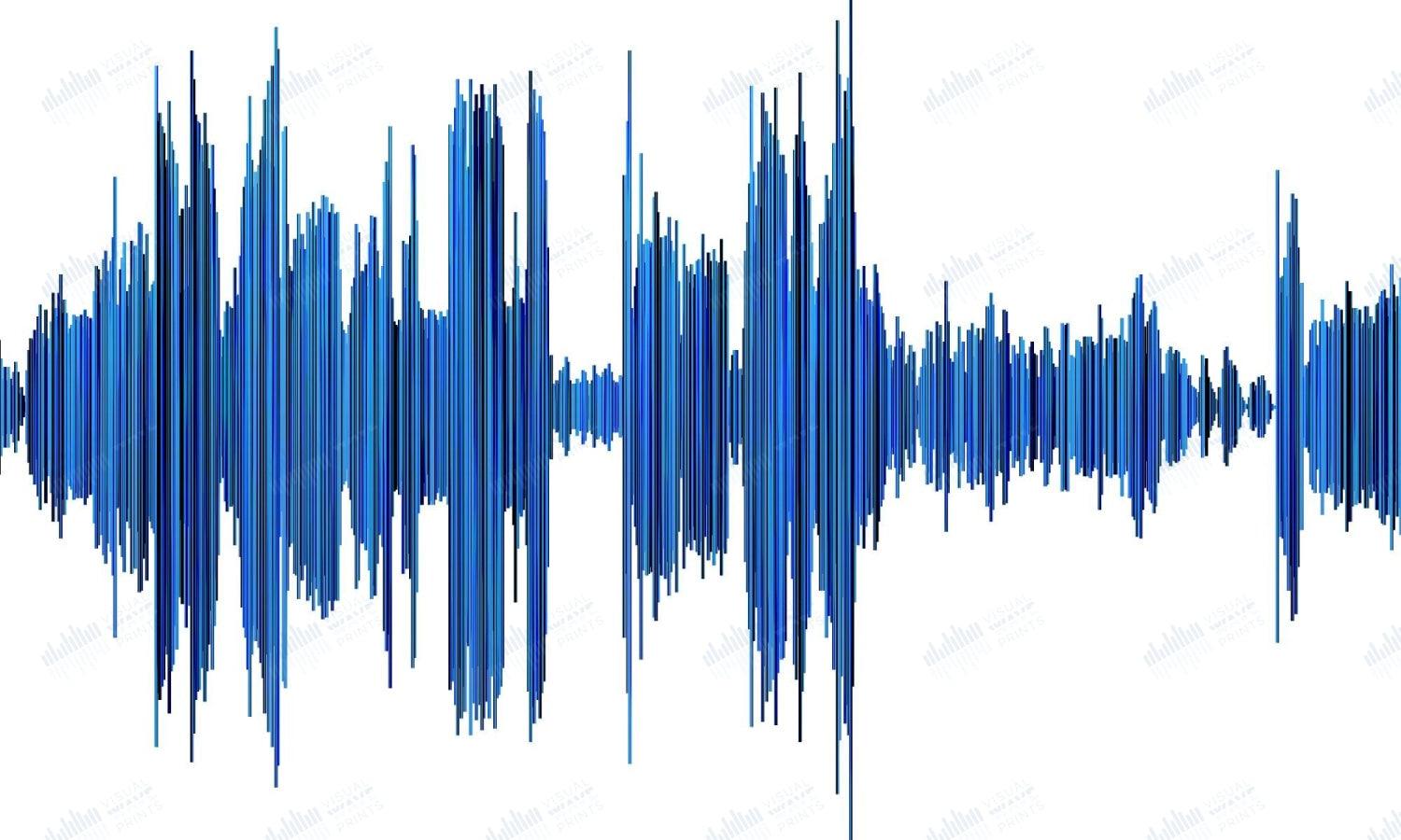 Rhapsody in Blue by George Gershwin - Visual Wave Prints