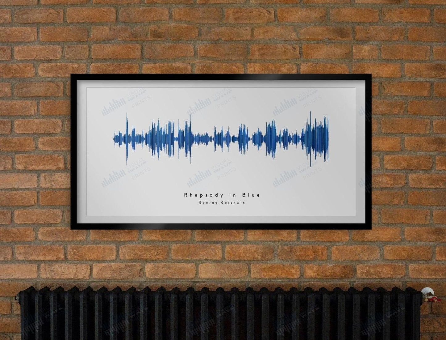 Rhapsody in Blue by George Gershwin - Visual Wave Prints