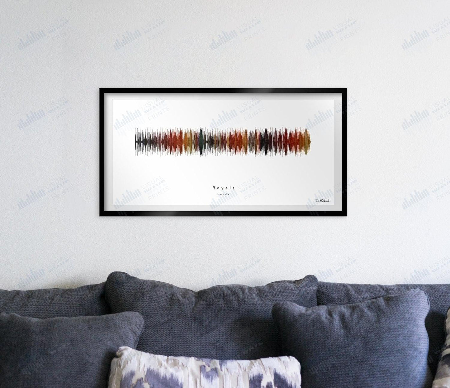 Royals by Lorde - Visual Wave Prints