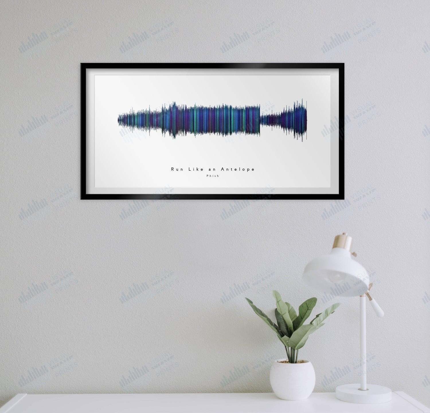Run Like an Antelope by Phish - Visual Wave Prints