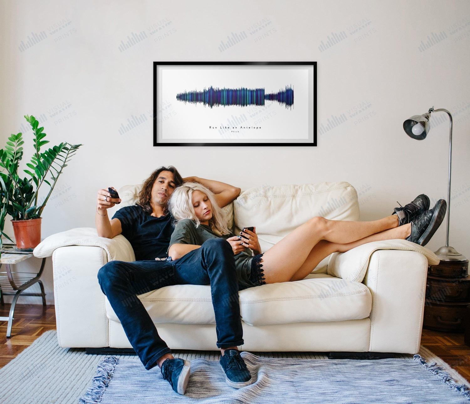 Run Like an Antelope by Phish - Visual Wave Prints