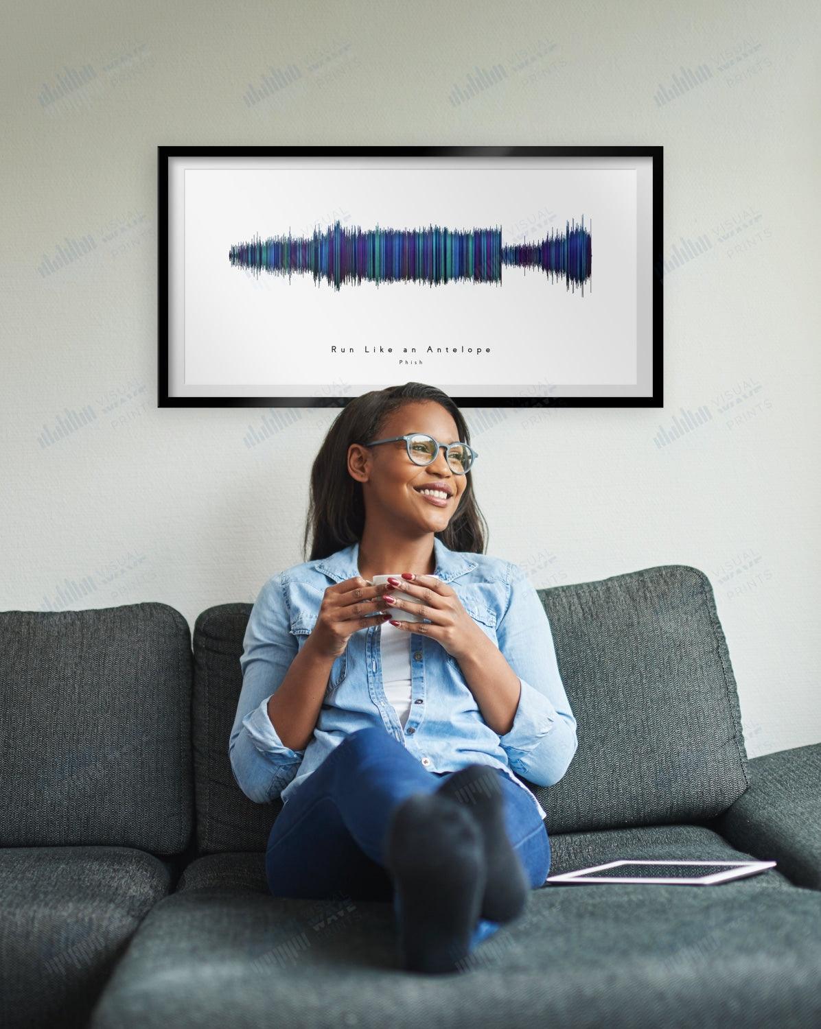 Run Like an Antelope by Phish - Visual Wave Prints