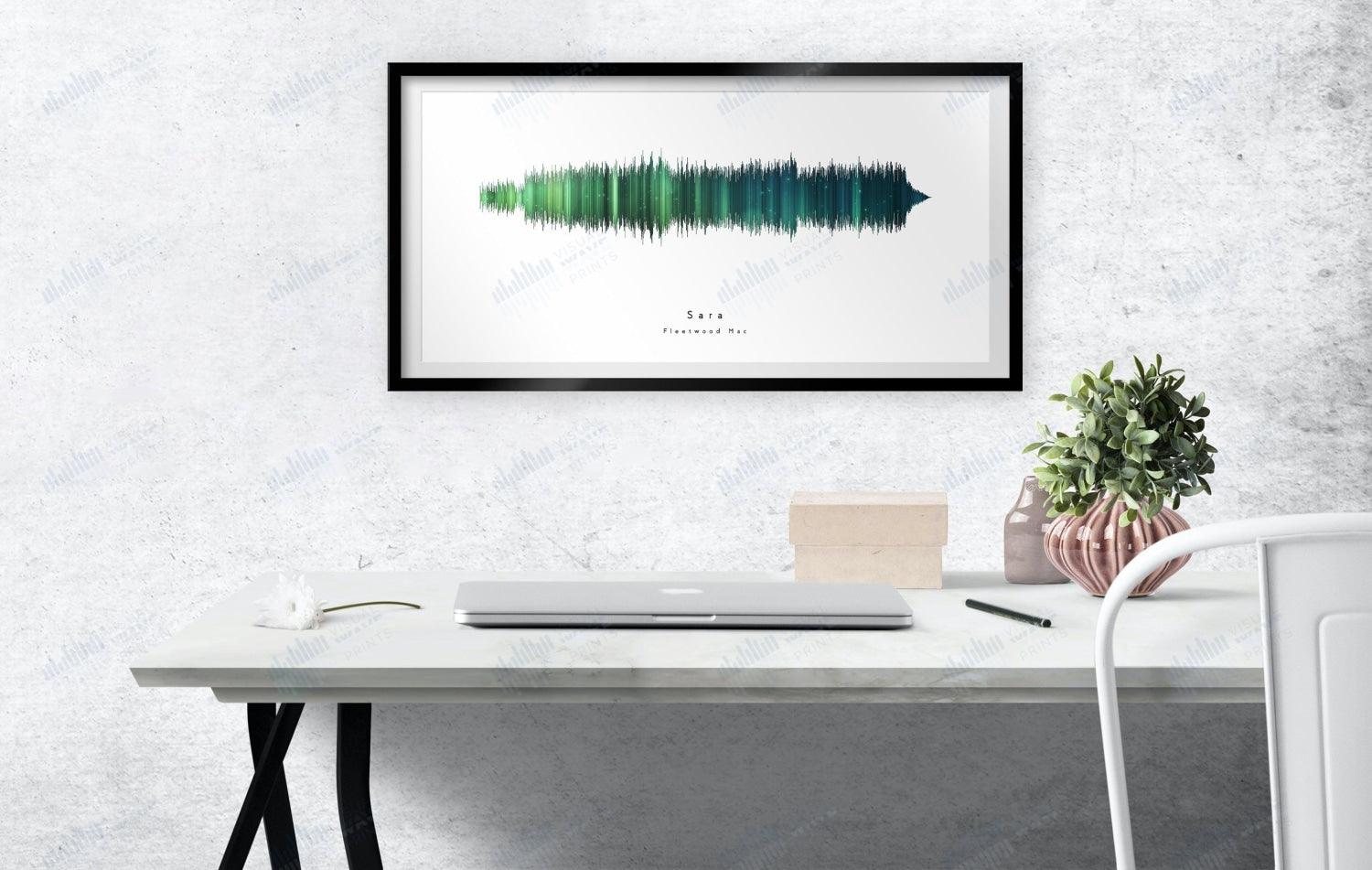 Sara by Fleetwood Mac - Visual Wave Prints