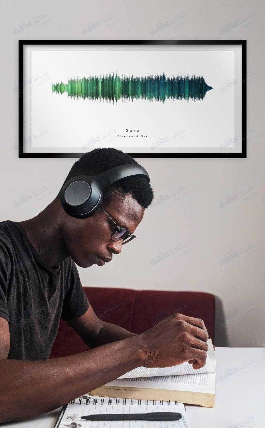 Sara by Fleetwood Mac - Visual Wave Prints