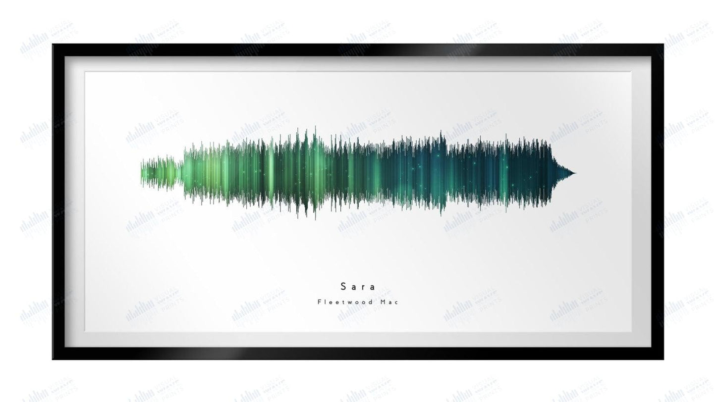 Sara by Fleetwood Mac - Visual Wave Prints