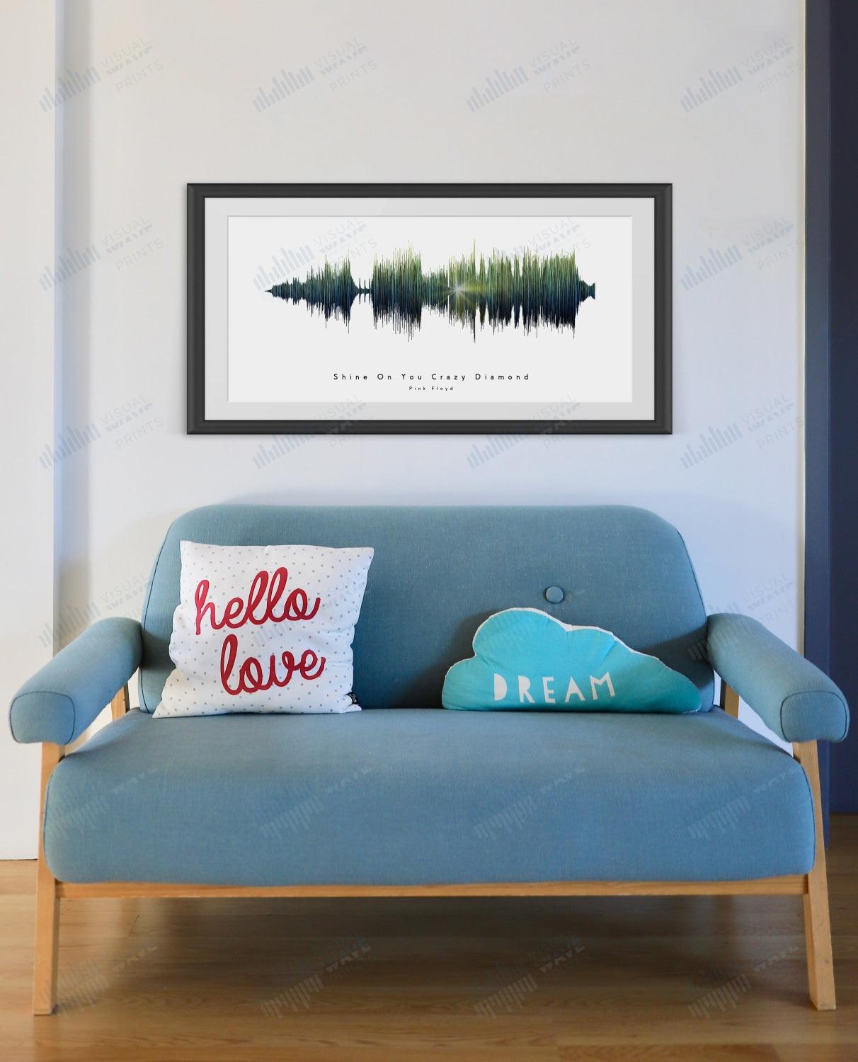 Shine On You Crazy Diamond by Pink Floyd - Visual Wave Prints