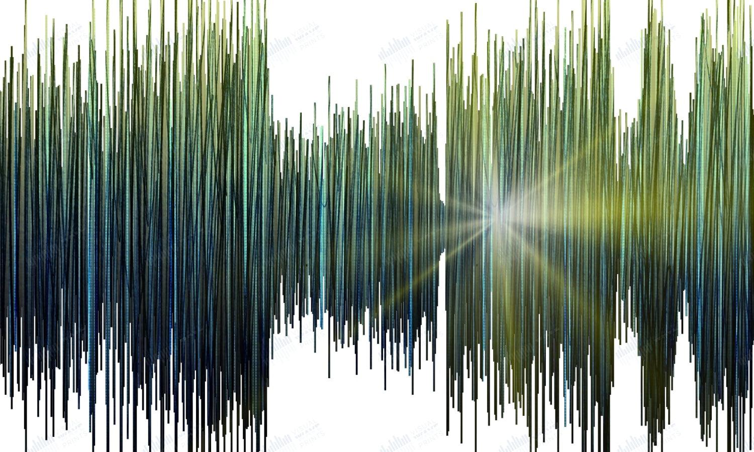 Shine On You Crazy Diamond by Pink Floyd - Visual Wave Prints