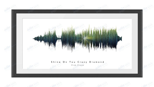Shine On You Crazy Diamond by Pink Floyd - Visual Wave Prints