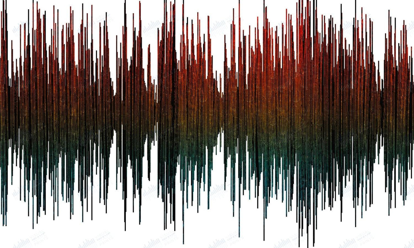 Sittin' on the Dock of the Bay by Otis Redding - Visual Wave Prints
