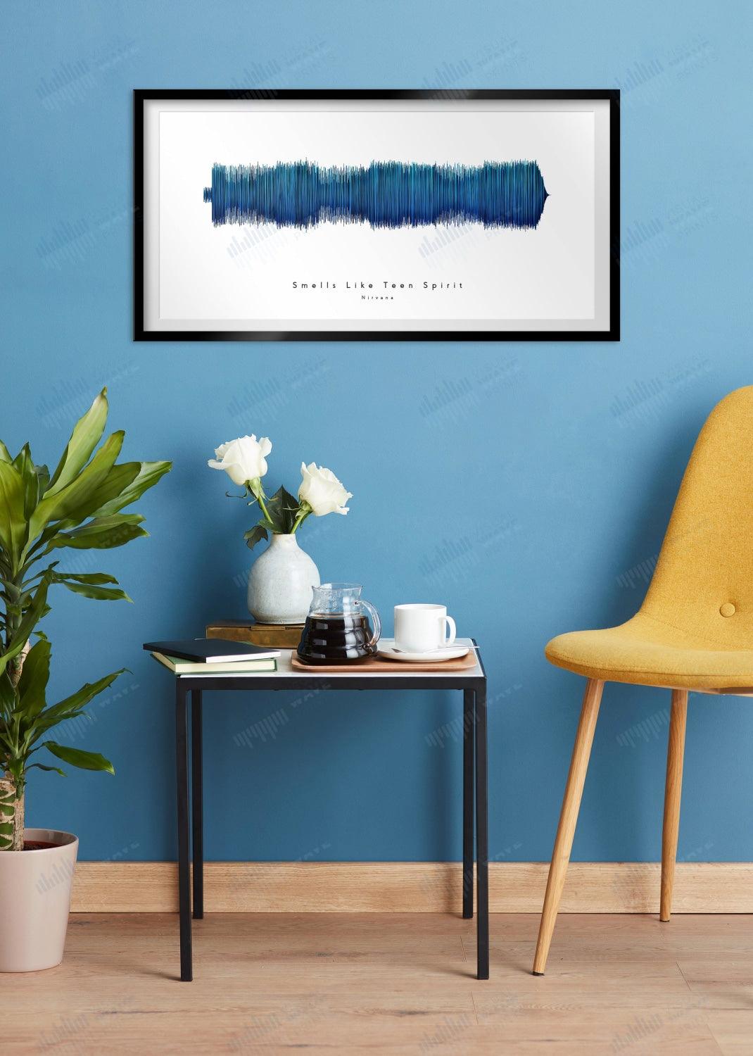 Smells Like Teen Spirit by Nirvana - Visual Wave Prints