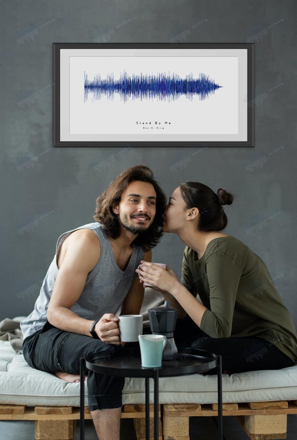 Stand By Me by Ben E. King - Visual Wave Prints