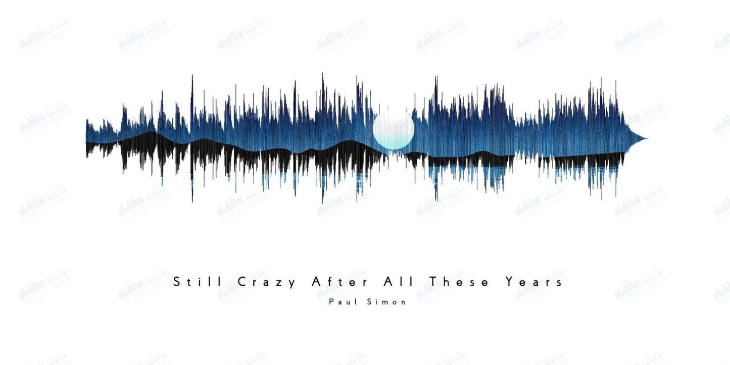 Still Crazy After All These Years by Paul Simon - Visual Wave Prints