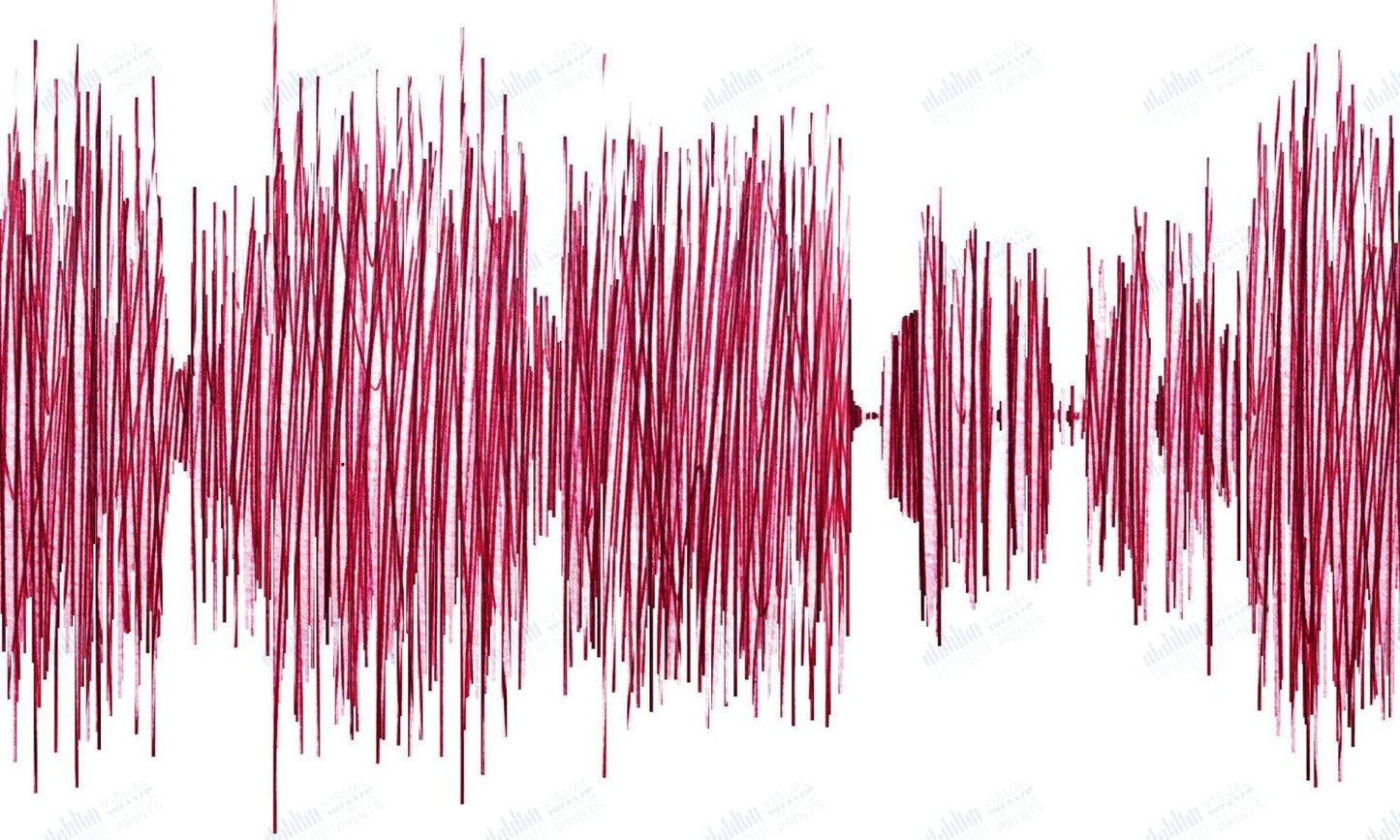 Strawberry Fields Forever by The Beatles - Visual Wave Prints