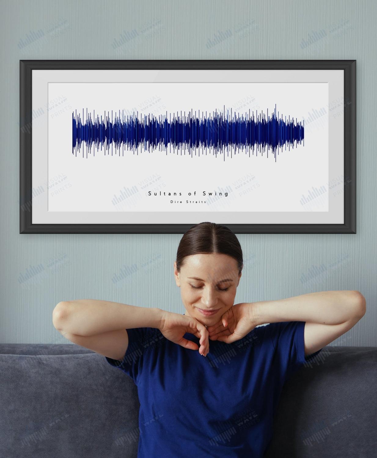 Sultans of Swing by Dire Straits - Visual Wave Prints
