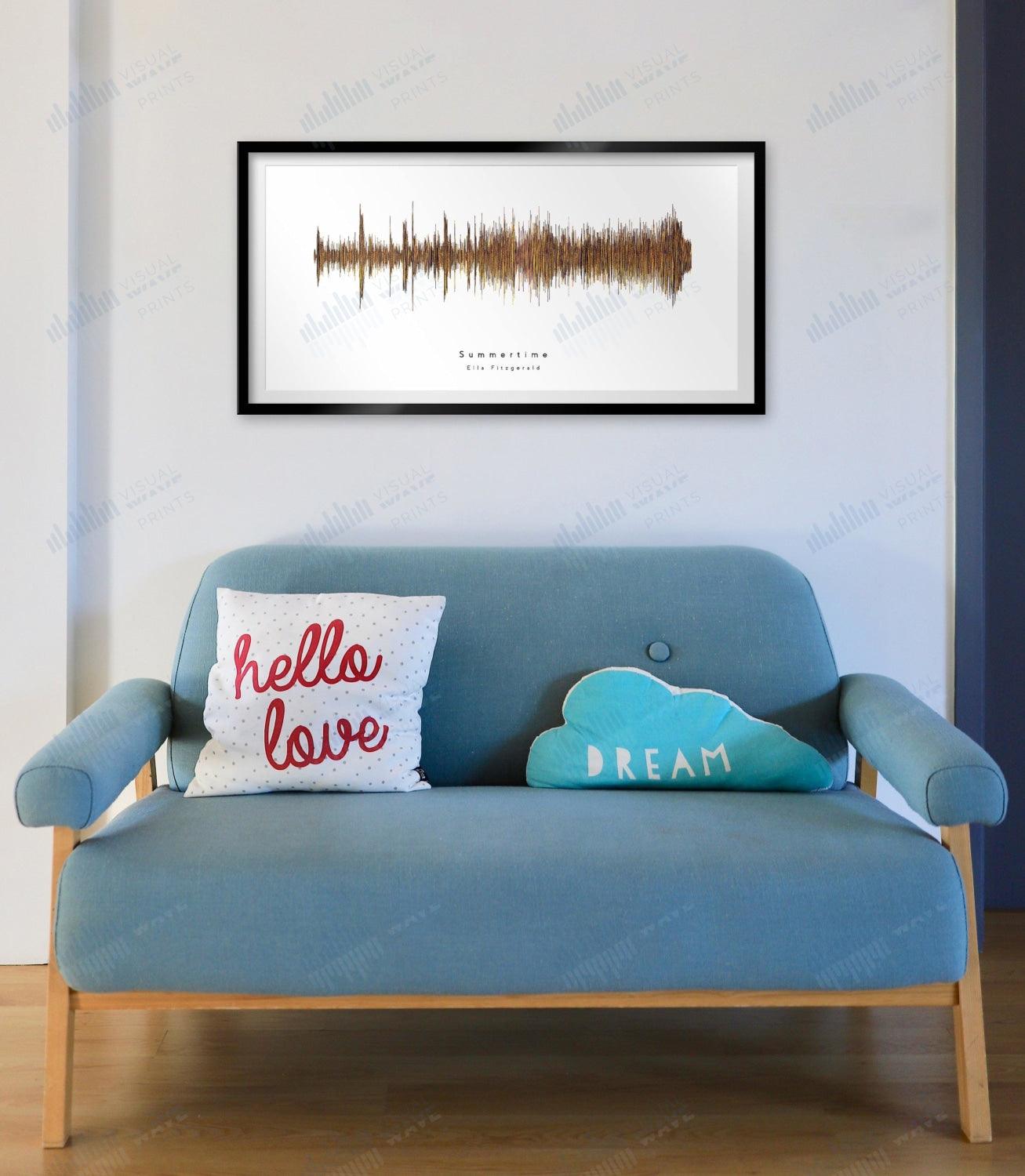 Summertime by Ella Fitzgerald - Visual Wave Prints