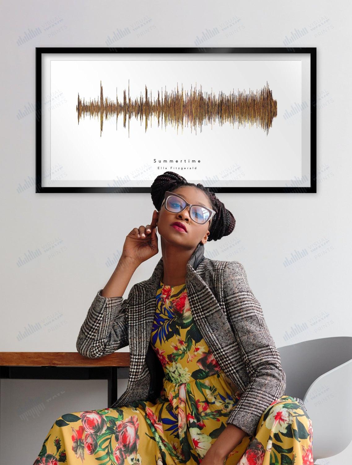 Summertime by Ella Fitzgerald - Visual Wave Prints