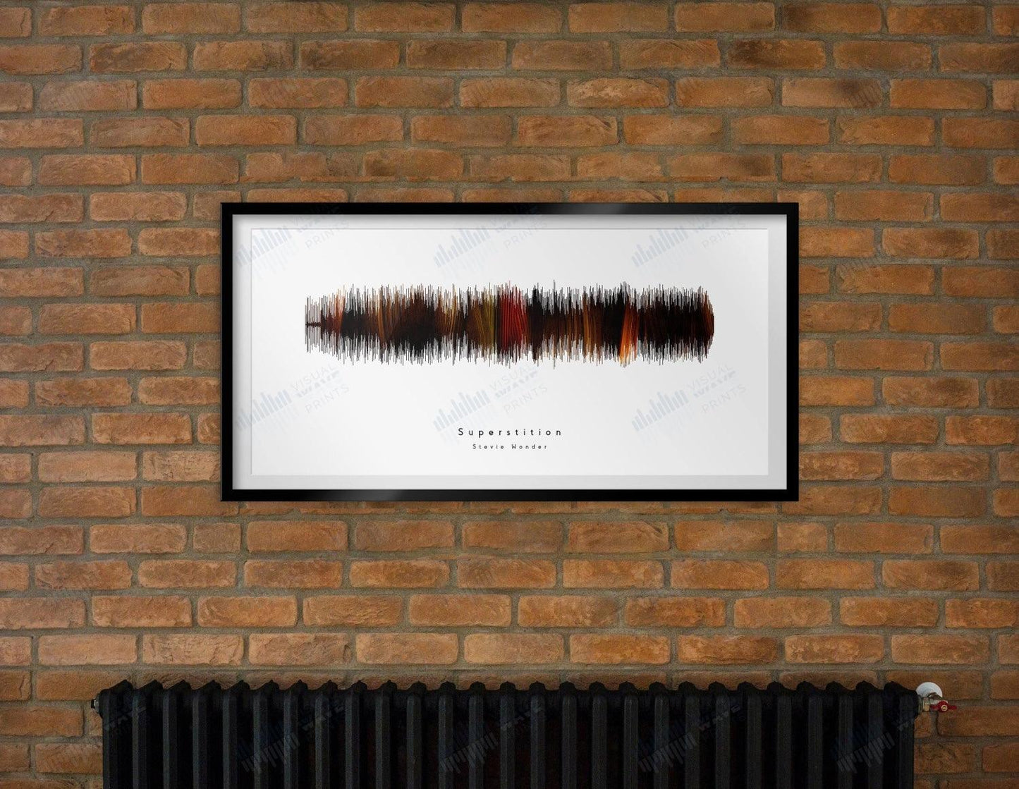 Superstition by Stevie Wonder - Visual Wave Prints