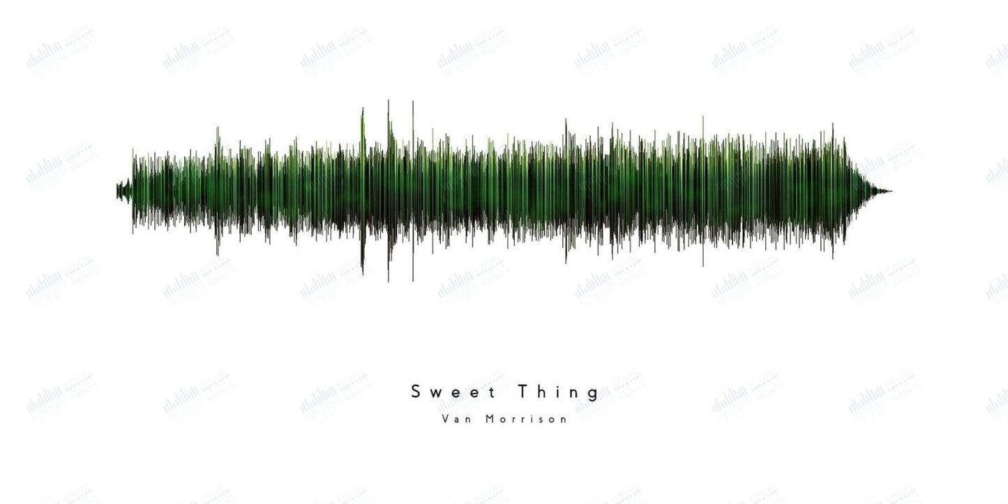 Sweet Thing by Van Morrison - Visual Wave Prints